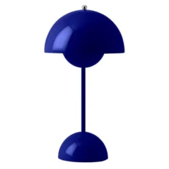 &tradition Flowerpot Portabel bordslampa VP9, Cobalt Blue, magnetisk laddare 33cm