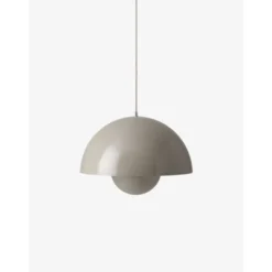 &tradition FlowerPot VP2 pendel, grå/beige 50cm