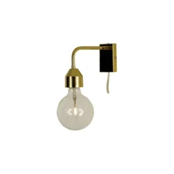 Aneta FLYNN vägglampa, mässing 14,5cm