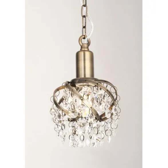 Norrsken Design Fönsterlampa Isabelle Antikmässing 11cm