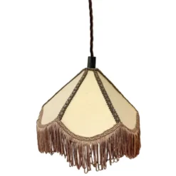 Vintage by Bright 1-2-3 Fönsterlampa Virelia, Beige/brun