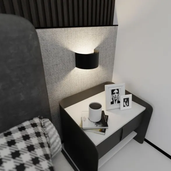 STHLM Design Studio FOLD 2 Vägglampa, Svart