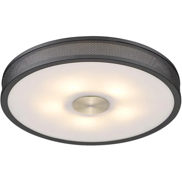 Halo Design Frame plafond, svart/mässing Ø43cm