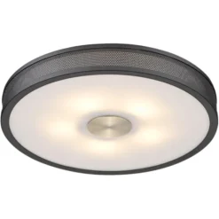 Halo Design Frame plafond, svart/mässing Ø43cm
