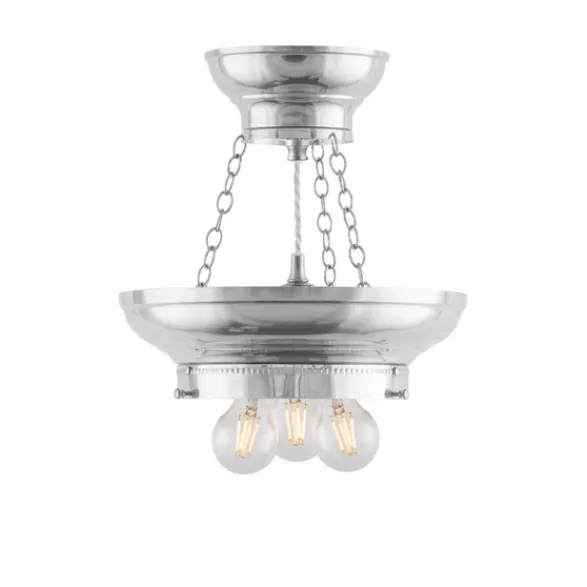 Karlskrona Lampfabrik Fröding Ampel 200 Förnicklad mässing