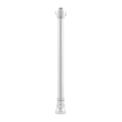 Karlskrona Lampfabrik Förlängningsrör förnicklad mässing, 20cm