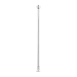 Karlskrona Lampfabrik Förlängningsrör förnicklad mässing, 37cm