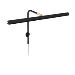 Texa Design Gallery tavelbelysning, svart/mässing 60cm