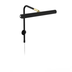 Texa Design Gallery tavelbelysning, svart/mässing 30cm
