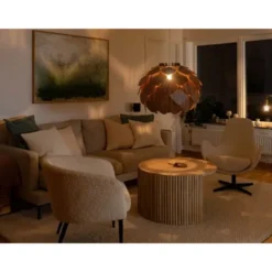 Wennersten Design Getterön taklampa Valnöt Medium