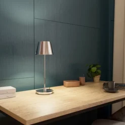 Herstal Gil il Grande bordslampa krom/krom