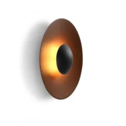 MARSET Ginger Vägglampa, rostbrun Ø60