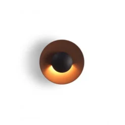 MARSET Ginger Vägglampa, rostbrun Ø15