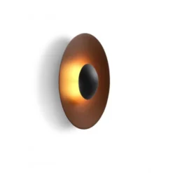 MARSET Ginger Vägglampa, rostbrun Ø42