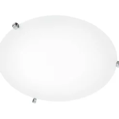 Konsthantverk Ögla plafond, krom/vit 45cm