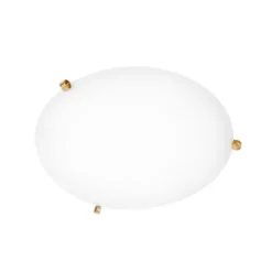 Konsthantverk Ögla plafond, mässing/vit 45cm