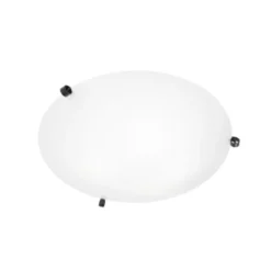 Konsthantverk Ögla plafond, svart/vit 45cm