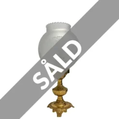 Vintage by Bright 1-2-3 Glödande Gabriel bordslampa, mässing/glas