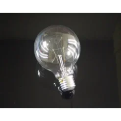 Ekonomiljus Glödlampa glob klar E27, 25W 80mm