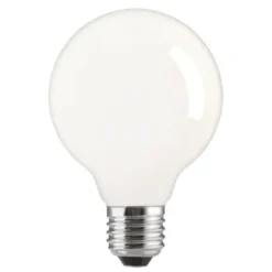 Ekonomiljus Glödlampa glob opal E27, 150W 125mm