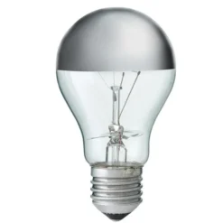 Unison Glödlampa 60W normal E27, toppförspeglad