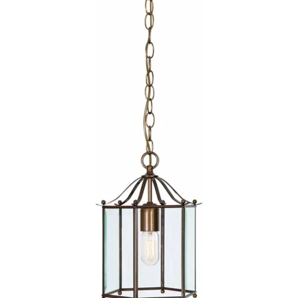 Konsthantverk Glimminge taklampa, oxid/klarglas 33,5cm
