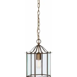 Konsthantverk Glimminge taklampa, oxid/klarglas 33,5cm