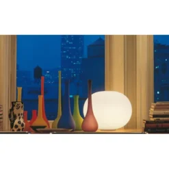 FLOS Glo-ball Basic 2 bordslampa, opalglas 45cm