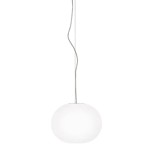 FLOS Glo-Ball S1 taklampa, opalvit Ø33cm