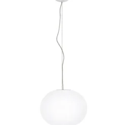 FLOS Glo-Ball S2 taklampa, opalvit Ø45cm