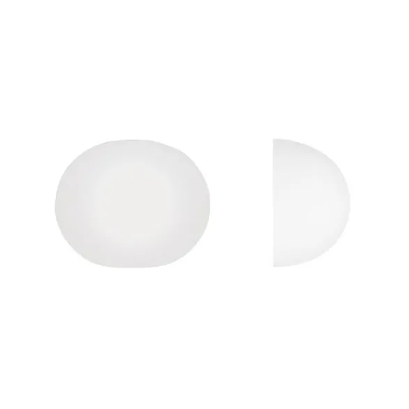 FLOS Glo-ball vägglampa, opalglas Ø33