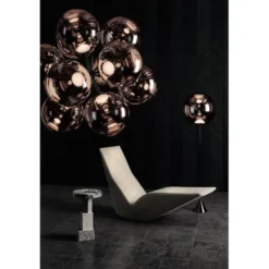 Tom Dixon Globe Burst Takkrona, Koppar
