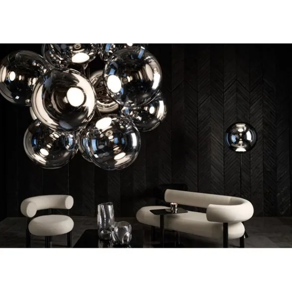 Tom Dixon Globe Burst Takkrona, Krom