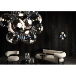 Tom Dixon Globe Burst Takkrona, Krom