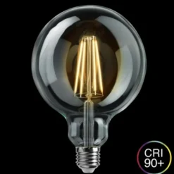 Unison Glob 125mm klar E27 8W 2200-2700K dim to warm