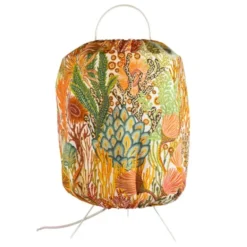 Alde & Lind Golv-/bordslampa Lou H70 s/v E27 2,5m IP44 Tropical