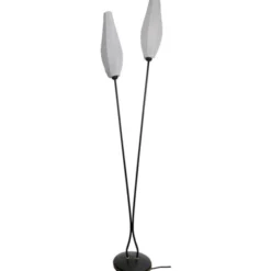 BERGO Lampskärmar Golvlampa 2-arm, Svart/Antik