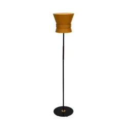 Örsjö Belysning Golvlampa Bow Svart - Small Yellow Ochre