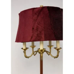 Vintage by Bright 1-2-3 Golvlampa burgundy 5-arm