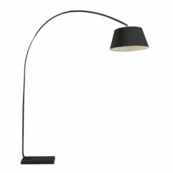 Norrsken Design Golvlampa Hello Svart Med Svart Kabel 50cm