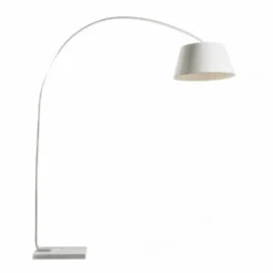 Norrsken Design Golvlampa Hello Vit Med Orange Kabel 50cm