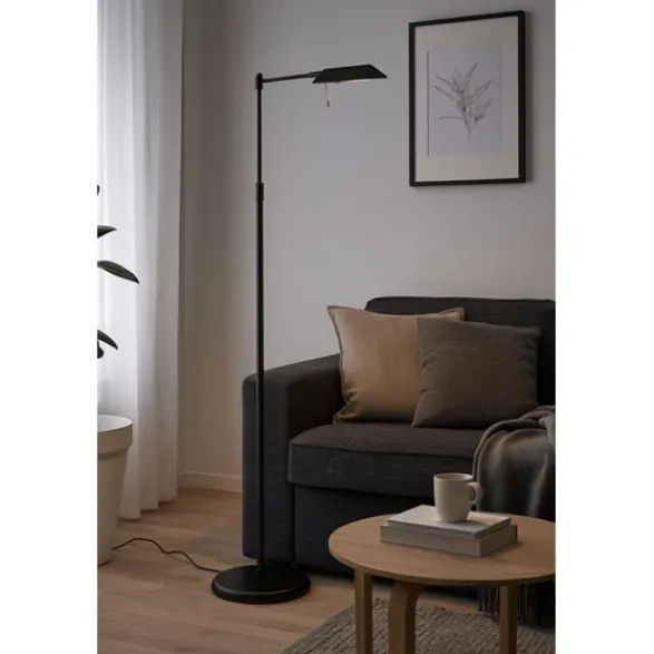 Lupia Licht Golvlampa 2000/LED Dimbar, mattsvart 2000 Matt svart