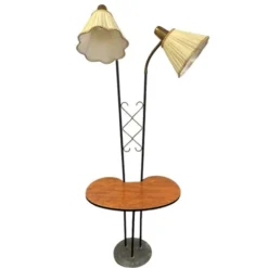 Vintage by Bright 1-2-3 Golvlampa med bord Vera 2-arm