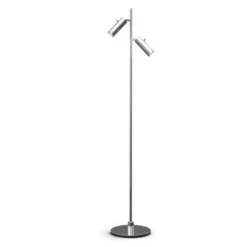 Herstal Golvlampa Pipeline dubbel krom