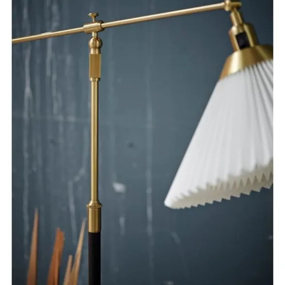 Le Klint 349 golvlampa, svart/mässing