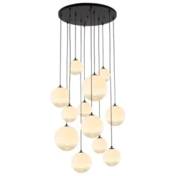 Unison GRAPPO taklampa 12 glas opal