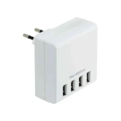 Gelia Grenpropp USB 4-vägs, vit