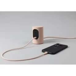 Cords Grenuttag USB-C Cylindrical UX1 Pale Pink