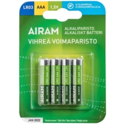 Airam Gröna Power Batterier AAA, 4-pack