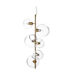 Co Bankeryd Göte taklampa, mässing/klar 83cm